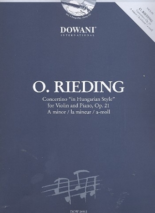 Concertino in Hungarian Style a-Moll op.21 fr Violine und Klavier mit Playalong-CD in 3 Tempi