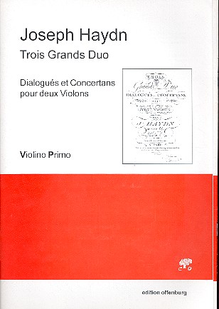 3 grands duos fr 2 Violinen Partitur und Stimmen