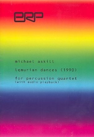 Lemurian Dances (+CD) for percussion quartet score