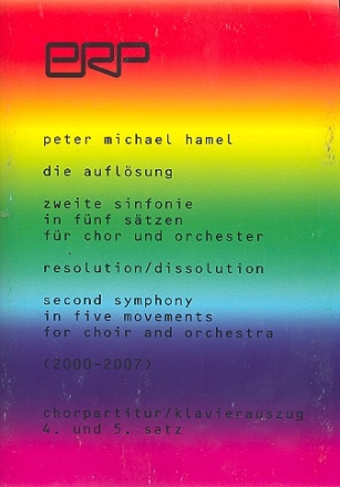 Sinfonie Nr.2 Die Auflsung fr gem Chor und Orchester Klavierauszug/Chorpartitur