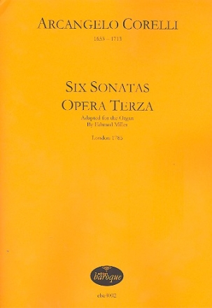 6 sonatas op.3 for organ