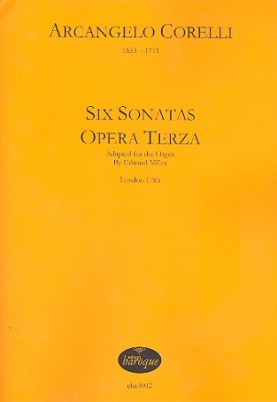 6 sonatas op.3 for organ