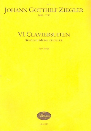 6 Claviersuiten fr Klavier