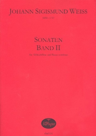 Sonaten Band 2  fr Altblockflte und Bc