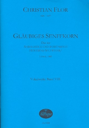 Glubiges Senffkorn fr Gesang und Bc Partitur