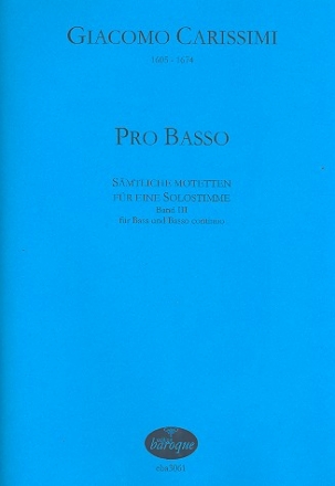 Pro basso für Bass und Bc