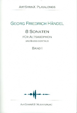 8 Sonaten Band 1 (+2 CD's) fr Altsaxophon