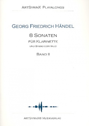 8 Sonaten Band 2 (+2 CDS's) fr Klarinette