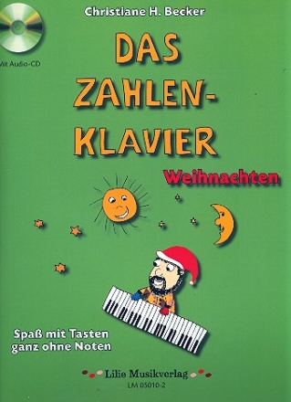 Das Zahlenklavier - Weihnachten (+CD) fr Klavier (ohne Noten)