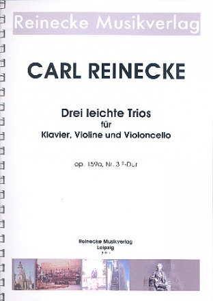 Trio F-Dur op.159a Nr.3 fr Violine, Violoncello und Klavier Stimmen