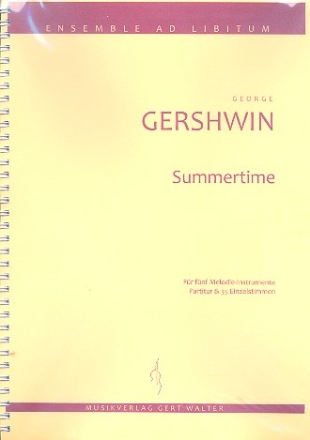 Summertime fr flexibles Ensemble Partitur und Stimmen