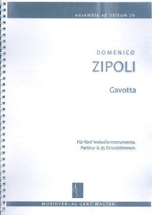 Gavotta fr flexibles Ensemble Partitur und Stimmen