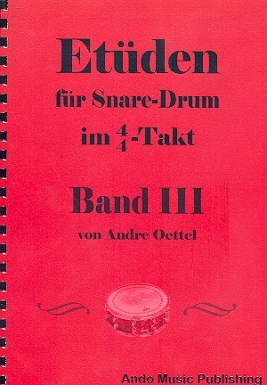 Etüden im 4/4-Takt Band 3 für Snare Drum