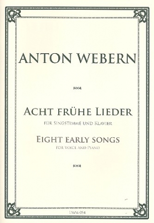 8 frhe Lieder fr Gesang (Mezzosopran) und Klavier Partitur