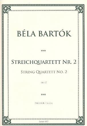Streichquartett Nr.2 op.17  Partitur