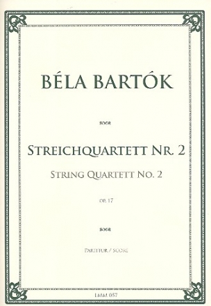 Streichquartett Nr.2 op.17  Partitur