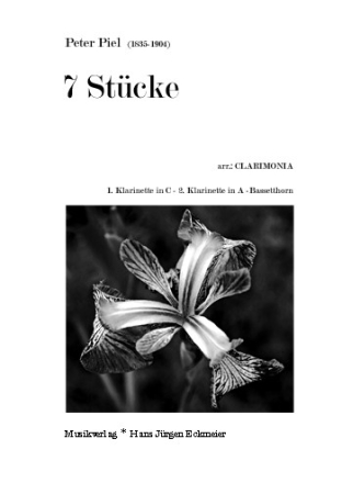 Piel, P. 7 Stcke fr 1 Klar. in C, 2. in A u. Bassetth. 1 Klar. in C, 2. in A u. Bassetth.