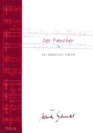 Der Panther fr gem Chor a cappella Partitur
