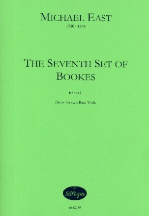 The seventh Set of Bookes vol.1 fr 2 Bass Viole da gamba Spielpartitur