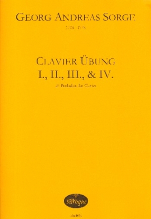 Clavierbung 1-4 fr Klavier (Orgel/Cembalo)