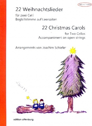 22 Weihnachtslieder fr 2 Violoncelli Spielpartitur