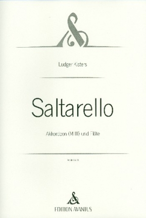 Saltarello fr Flte und Akkordeon Partitur