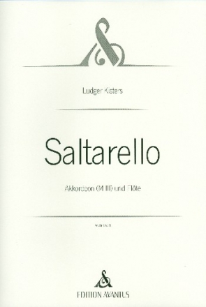 Saltarello fr Flte und Akkordeon Partitur