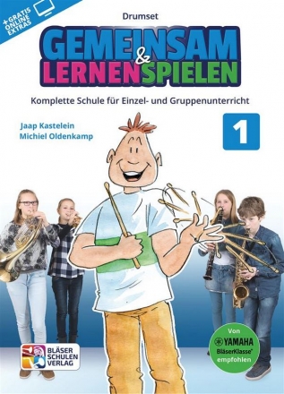 Gemeinsam lernen & spielen Band 1 (+Online Audio) fr Blserklasse (Blasorchester) Schlagzeug