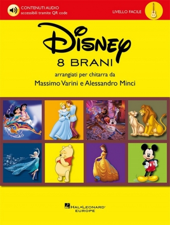 Disney - 8 Brani (+Online Audio) per chitarra