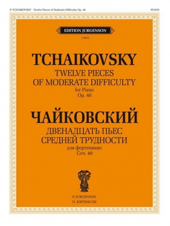 12 Pieces of Moderate Difficulty op. 40 for piano