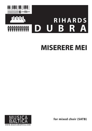 Dubra, Rihards Miserere mei (SAATBB)