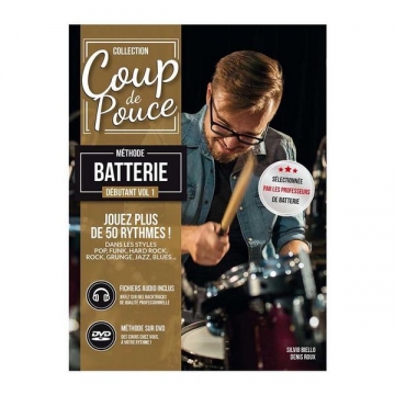 Dbutant battrie vol.1 (+ Online Audio) Collection Coup de Pouce