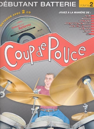 Dbutant battrie vol.2 (+ Online Audio) Collection Coup de Pouce