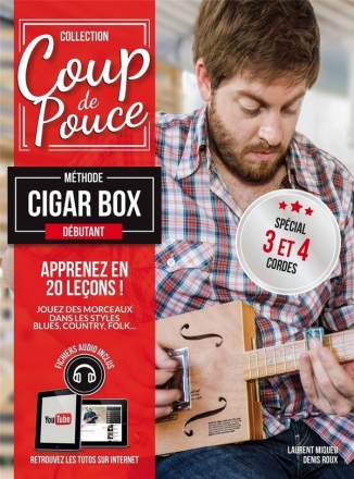 M�thode Cigar Box D�butant (+Online Audio/Video) for cigar box guitar/Tab
