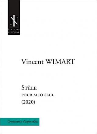 Vincent Wimart, Stle alto seul partition