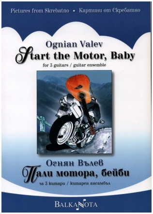 Start the Motor, Baby for 3 guitars score and parts