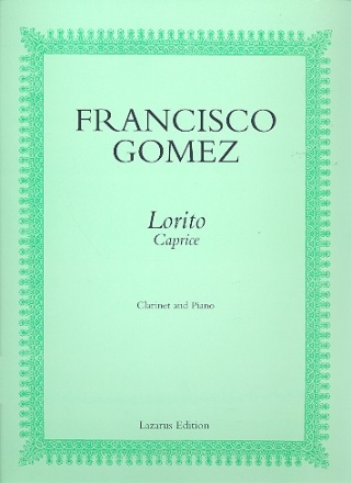 Lorito Caprice for clarinet and piano