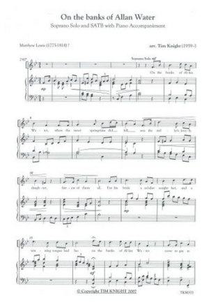 Arr: Tim Knight Banks of Allan Water choral (mixed voices)