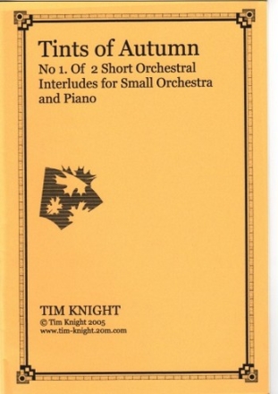 Tim Knight Tints of Autumn full orchestra