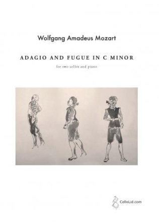 Adagio and Fugue in c Minor for 2 ellos and piano