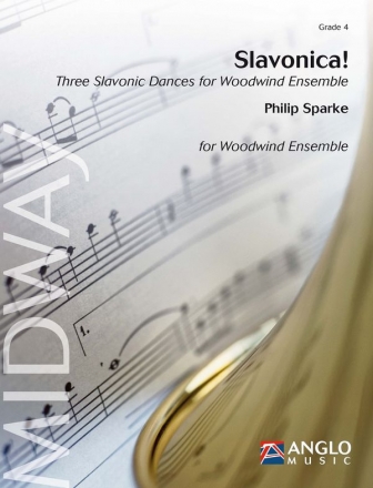AMP469-140 Slavonica for woodwind ensemble score