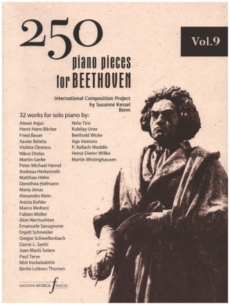 250 Piano Pieces for Beethoven vol.9 for piano