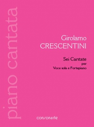 6 Cantate per canto e pianoforte partitura