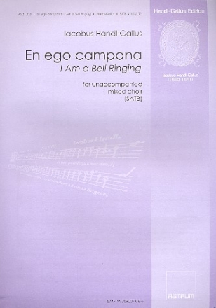 En ego campana - fr gem Chor a cappella Partitur (la/en)