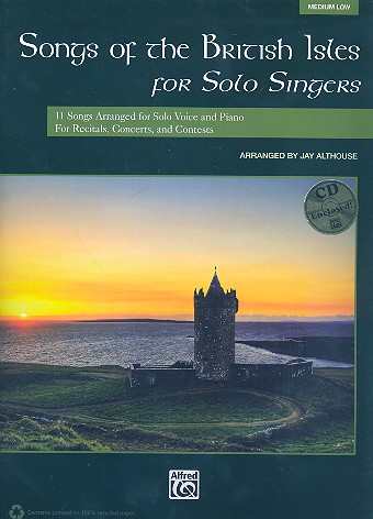 Songs of the British Isles (+CD) for medium low voice and piano