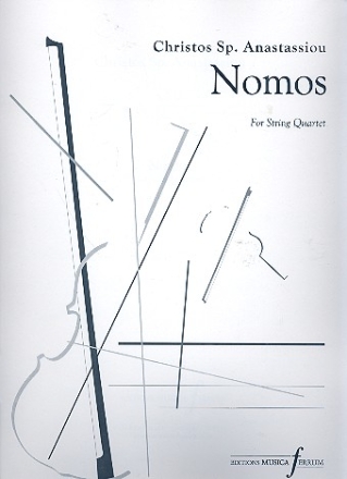 Nomos for string quartet score