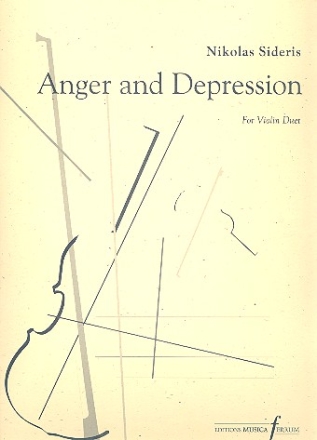 Anger and Depression for 2 violins score and parts