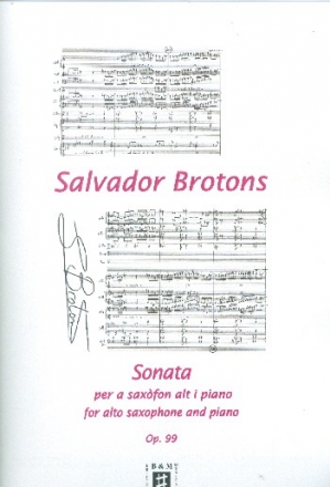 Sonata for alto saxophone and piano