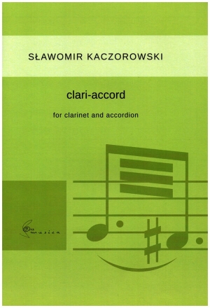 Clari-accord for clarinet and accordion score and clarinet part