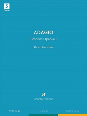 HBE001-030 Adagio, Brahms op.40 Concert Band/Harmonie set of parts